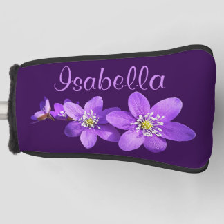 Name der lila Anemonenblumen Golf Headcover