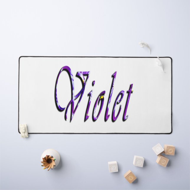 Name der Lila Violette, Schreibtischmatte (Kindertisch)