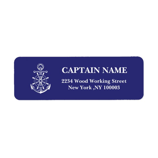 Name der Marine des benutzerdefinierten Kapitäns R (Vorne)