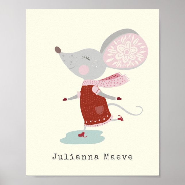 Name der Maus für den Whimsissee-Skater Poster (Vorne)
