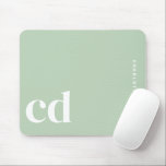 Name der Minimalistischen hellgrünen Monogramm Mousepad<br><div class="desc">Eine perfekte Mischung aus Funktionalität und Stil. Diese mit Ihren Initialen personalisierten Mauspads verleihen jedem Studiodekor eine einzigartige Touch, besonders für Studierende, die eine koreanisch inspiriert Ästhetik suchen. Dieses Mauskissen eignet sich hervorragend zur Verbesserung der Gestaltung und Organisation Ihres Studiums und ist ein wesentlicher Bestandteil der Organisation des Schreibtisches und...</div>