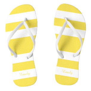 Name der modernen gelben Streifen Flip Flops