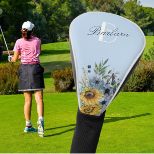 Name der modernen Sonnenblumenblume Golf Headcover