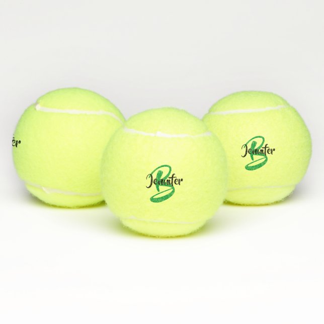 Name der Monogramm Personalisiert Tennisbälle (Multi)