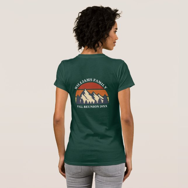 Name der Mountpocket-Wiedersehen der benutzerdefin T-Shirt (Schwarz voll)