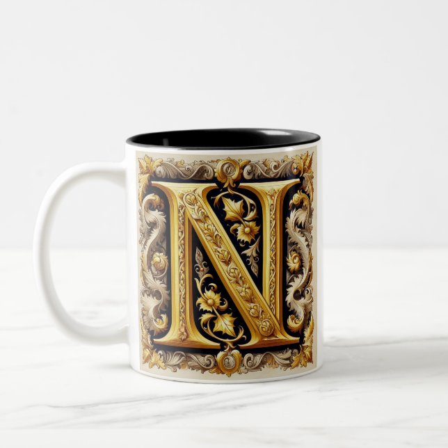 Name der neuartigen Logo-Kaffee-Tasse Zweifarbige Tasse (Links)