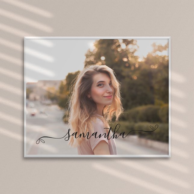 Name der niedlichen Bow-Signatur Poster (Cute Bow Signature Name Poster)