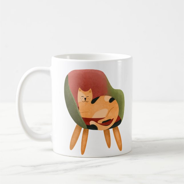 Name der niedlichen Cat-Mama Kaffeetasse (Links)