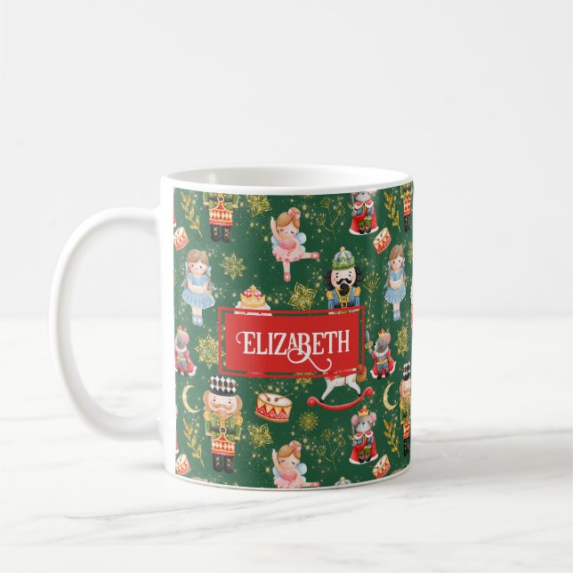 Name der niedlichen festigen Nutcracker-Ballettcha Kaffeetasse (Links)