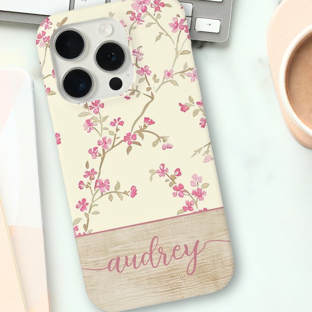Name der niedlichen Personalisierten Wood-Schriftz Case-Mate iPhone Hülle (Von Creator hochgeladen)