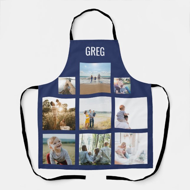 Name der personalisierten Fotokollektion Schürze (Vorderseite)