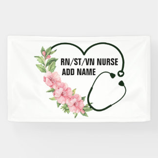 Name der personalisierten Krankenschwester Banner