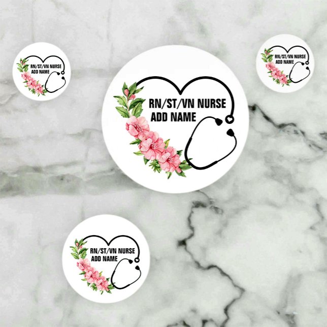 Name der personalisierten Krankenschwester Konfetti (Von Creator hochgeladen)