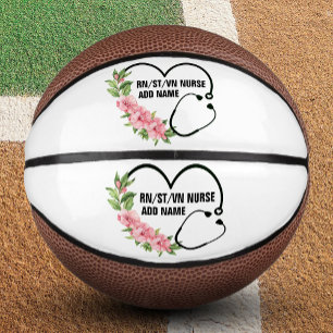 Name der personalisierten Krankenschwester Mini Basketball