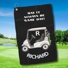 Name der Quick Golf Cart-Nachricht Monogram