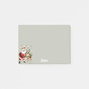 Name der Reindee des Weihnachtsjahrhunderts Post-it Klebezettel