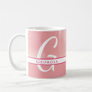 Name der rosafarbenen Farbe Kaffeetasse