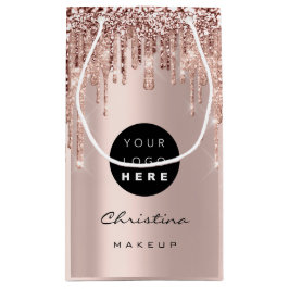 Name der Rose für benutzerdefinierte Logos Tropfen Kleine Geschenktüte