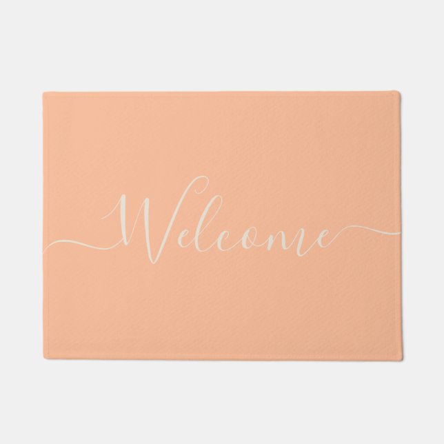 Name der Schriftzeichen Peach Fußmatte (Vorderseite)