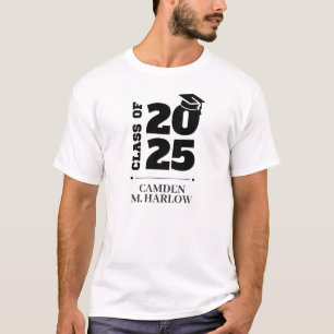 Name der Schwarzen Hülle des Highschool-Abschlusse T-Shirt