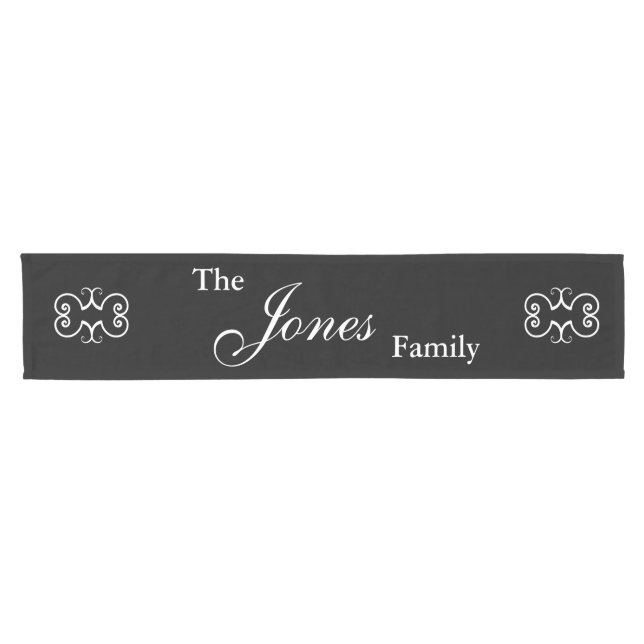 Name der Skriptfamilie Vollständig anpassbarer sch Kurzer Tischläufer (Horizontal)