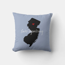 Name der Stadt New Jersey Kissen
