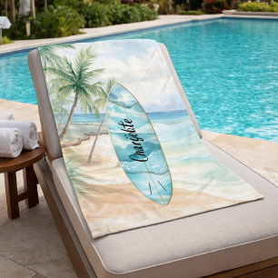 Name der Strandpalmen Fleecedecke