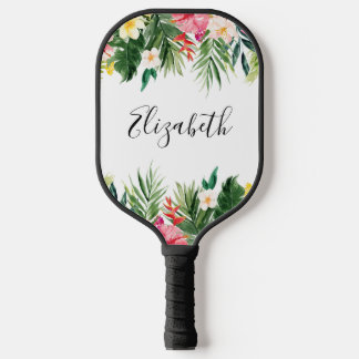 Name der tropischen Wasserfarbe Pickleball Schläger