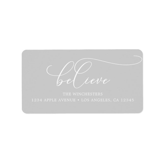 Name der Urlaubsadresse Adressaufkleber (Vorne)