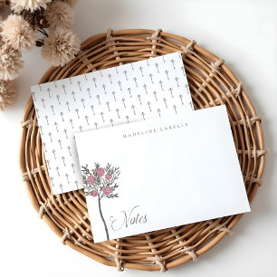 Name der Vintagen Alice im Wunderland Rose Tree Mitteilungskarte