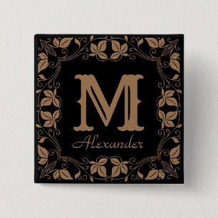 Name der Vintagen Personalisierten blutblutblutdru Button