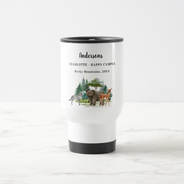 Name der Waldtiere der Familie Reisebecher (Mittel)