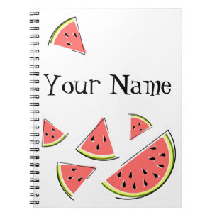 Name der Wassermelone Notizblock