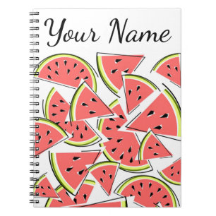Name der Wassermelone Notizblock