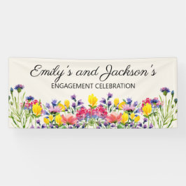 Name der Wildblumen der Begegnungspartei Banner