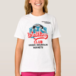 Name der Wrestling Team Club School T-Shirt