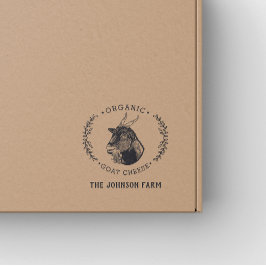 Name der Ziegenkäse Gummistempel