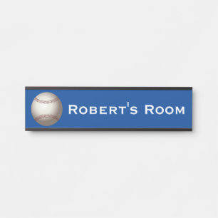 Name der Zimmertür des Baseball-Sportkinders Türschild