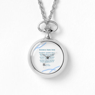 Name der Zutaten Name Firmenname Website QR-Code h Armbanduhr