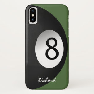 Name des Acht-Ball-Pools iPhone X Hülle