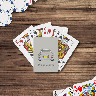 Name des Autos Topaz Mist Figaro Spielkarten