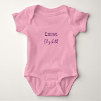 Name des Babys Vorname Mittlerer Benutzerdefiniert