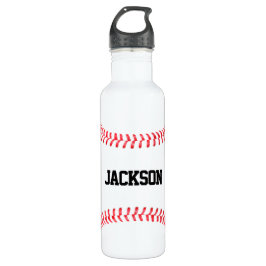 Name des Baseball-Teams oder Name des Players für  Edelstahlflasche