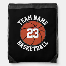 Name des Basketballteams und Nummer des Spielers