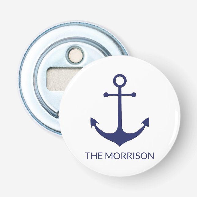 Name des benutzerdefinierten Bootes nautischer Ank Flaschenöffner (Vorderseite)