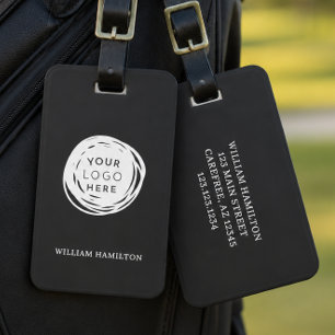 Name des benutzerdefinierten Golf-Logos Gepäckanhänger