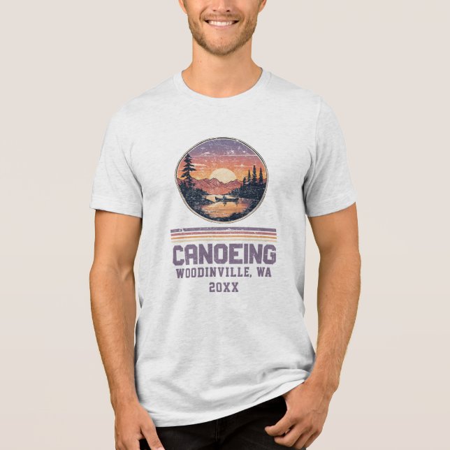 Name des benutzerdefinierten Kanufahrwerks Positio Tri-Blend Shirt (Vorderseite)