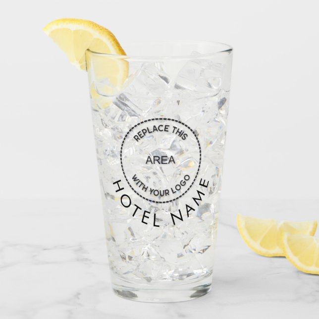 Name des benutzerdefinierten Logo-Hotels, beliebig Glas (Vorderseite Ice)