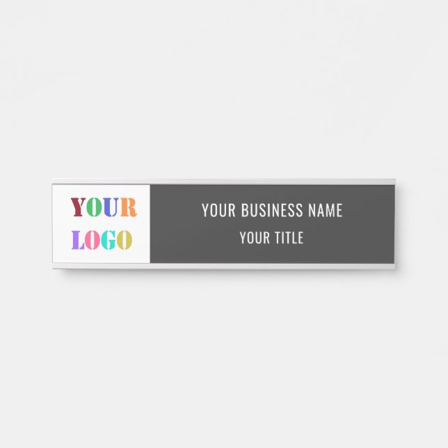 Name des benutzerdefinierten Logos Info Business O Türschild (Vorderseite )