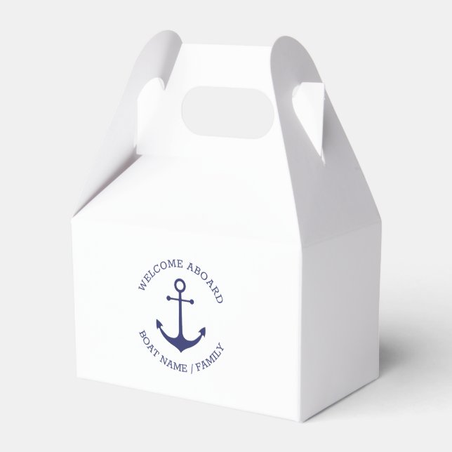 Name des benutzerdefinierten Schiffes Willkommen a Geschenkschachtel (Vorderseite)
